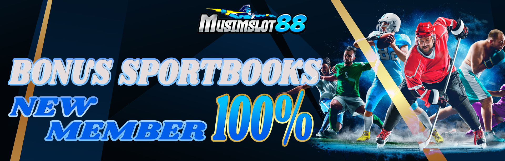 BONUS NEW MEMBER SPORTBOOKS 100%